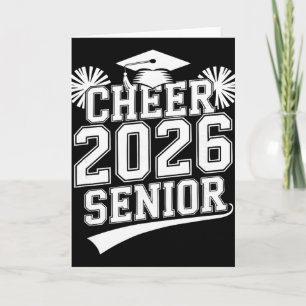 Senior 2026 Cheer Team Mom High School Graduation Card