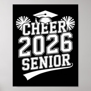 Senior 2026 Cheer Team Mom High School Graduation  Poster