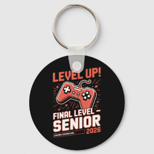 Senior 2026 Cl Of 2026 Funny Gamer Graduate Keychain