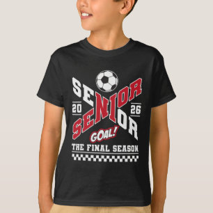 Senior 2026 Cl Of 2026 The Final Season Soccer Mom T-Shirt