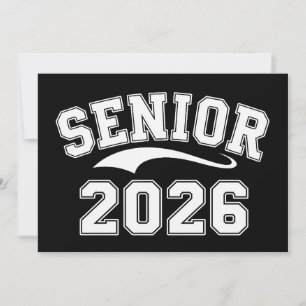 Senior 2026 Class Of 26 Graduation Graduate Invitation