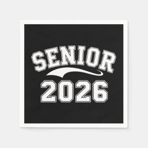 Senior 2026 Class Of 26 Graduation Graduate Napkin