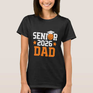 Senior 2026 Dad Sketll Lover Porud Father Graduati T-Shirt