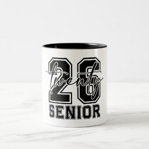 Senior 2026 Graduate Two-Tone Coffee Mug