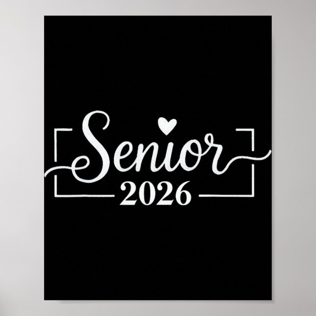 Senior 2026 Graduation Back To School Cl Design  Poster (Front)