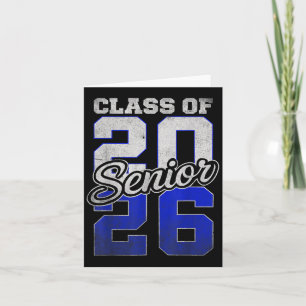 Senior 2026 Graduation My Last First Day Of Cl Of  Card
