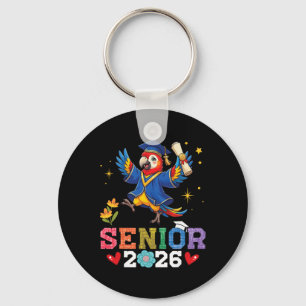 Senior 2026 Graduation Parrot Cl Of 2026 Scholar G Keychain