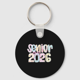 Senior 2026 pastel floral patchwork letters with keychain