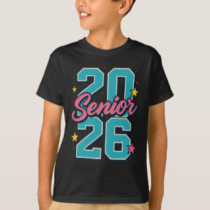 Senior 2026 Shirt Cool Graduation For Him Her Grad