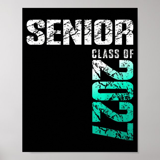 Senior 2027 class of 2027 graduation  poster (Front)