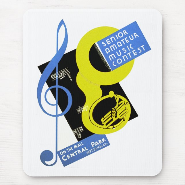 Senior Amateur Music Contest Mouse Pad (Front)
