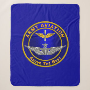 Senior  Aviation Wings   Sherpa Blanket