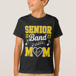 Senior Band Mom 2027 Marching Artwork T-Shirt