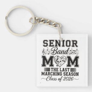 Senior Band Mom Class of 2026 Design 🎶❤️ Keychain