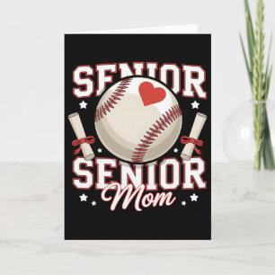 Senior Baseball Mom 2026 Grad Funny Baseball Mom G Card