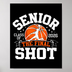 Senior Basketball Cl Of 2026 Crew Graduation Senio Poster