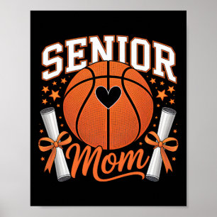 Senior Basketball Mom 2026 Funny Basketball Mom Gr Poster