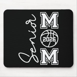 Senior Basketball Mom Cl Of 2026 Player Graduation Mouse Pad