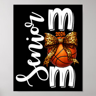 Senior basketball mom class of 2026 player poster