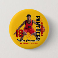 Senior Basketball Player Custom Photo Sports Team