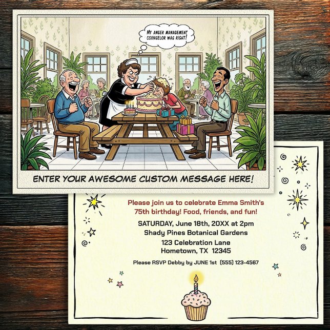 Senior Birthday Party  Invitation (Creator Uploaded)