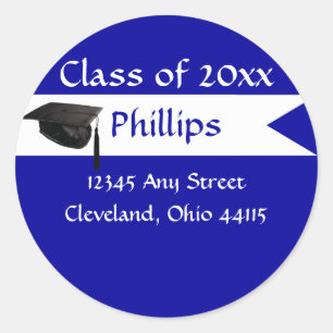 Senior Blue Envelope Seal