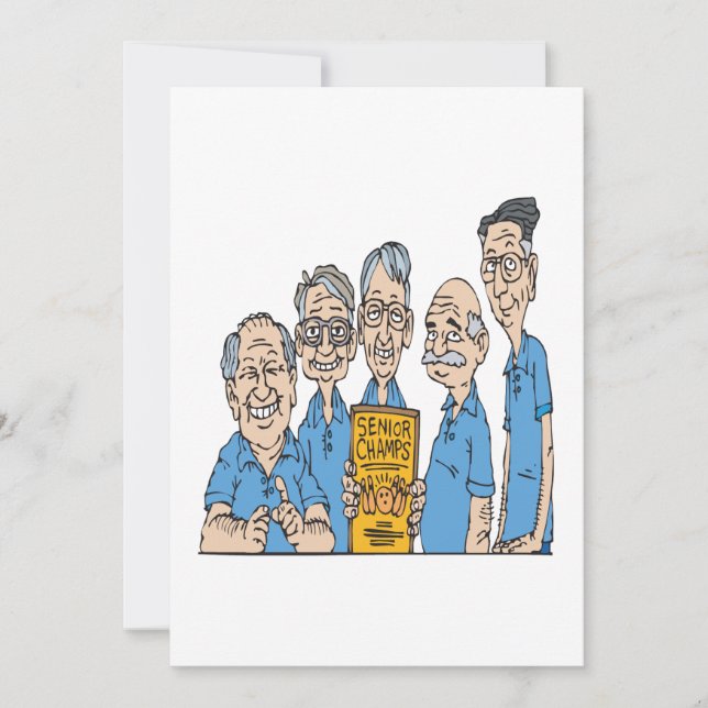 Senior Bowling Champs Invitation (Front)