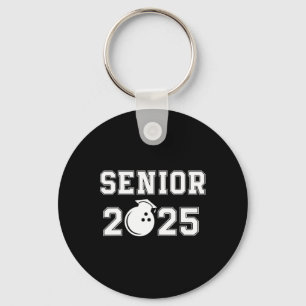 Senior Bowling Player 2025 Keychain