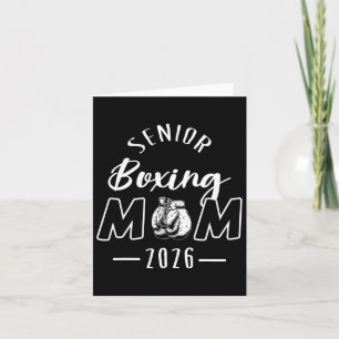 Senior Boxing Mom 2026 Senior Mom Cl Of 2026 Card