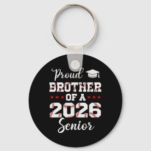 Senior Brother Cl Of 2026 Cute Sell Player Graduat Keychain