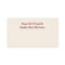 Senior Caregiver Business Cards