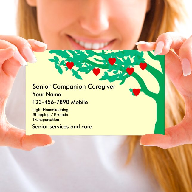 Senior Caregiver Business Cards (Creator Uploaded)