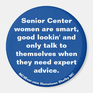 Senior Centre women Magnet