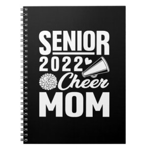 Senior Cheer Mom 2022 Cheerleader Cheer Mom Class Notebook