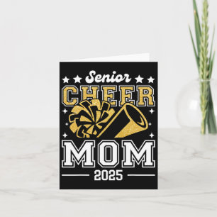 Senior Cheer Mom 2025 Graduation Support Cheerlead Card