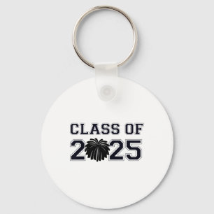 Senior Cheerleader Cheer Cl Of 2025 Graduation Gra Keychain