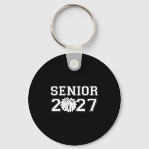 Senior cheerleader cheer class of 2027 graduation keychain