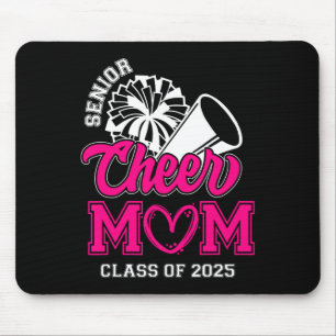 Senior Cheerleader Mom Cheer Cl Of 2025 Graduation Mouse Pad