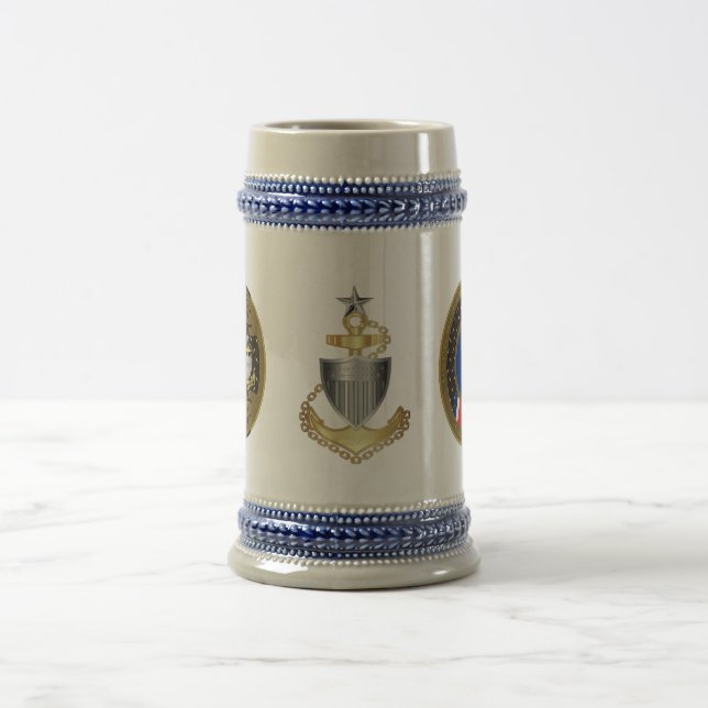 Senior Chief Beer Stein (Center)