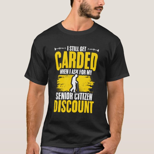Senior Citizen Old Guy Senior Citizen T-Shirt (Front)
