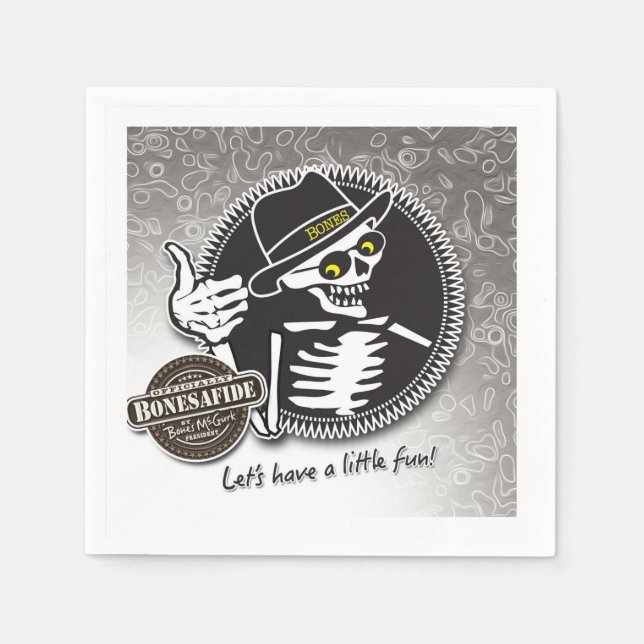 Senior Citizen Party Hearty Paper Napkins (Front)