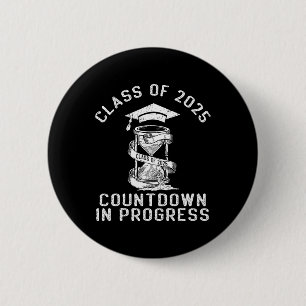 Senior Cl Of 2025 Countdown To Graduation Gift 2 Inch Round Button