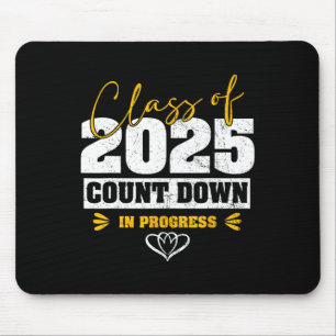 Senior Cl Of 2025 Countdown To Graduation Matching Mouse Pad