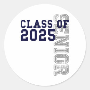 Senior Cl Of 2025 - Graduation 2025 Classic Round Sticker