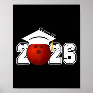 Senior Cl Of 2026 Graduation Bowling Graduate Gift Poster