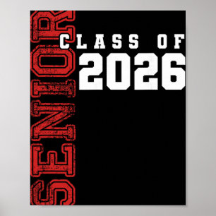 Senior Cl Of 2026 Graduation Grad 26 Poster