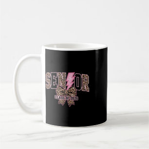 Senior Cl Of 2026 Leopard Print Graduation Girl Gr Coffee Mug