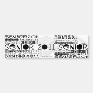 Senior Class of 2011 Bumper Sticker