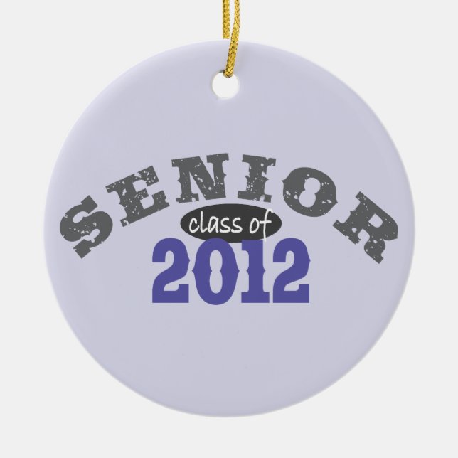 Senior Class of 2012 Ceramic Ornament (Front)