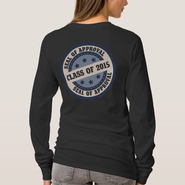 Senior Class of 2015 Badge T-Shirt (Back)